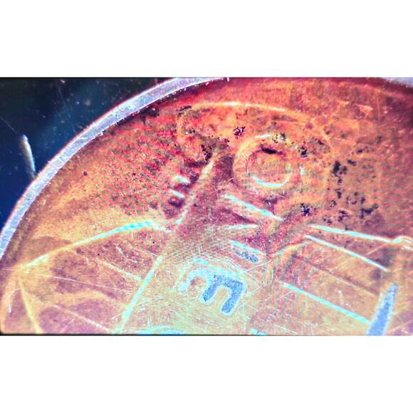 Wide Rim 2021D Lincoln Shirld Cent Penny Plating Error Rim Cud Doubled Die READ - Picture 10 of 10